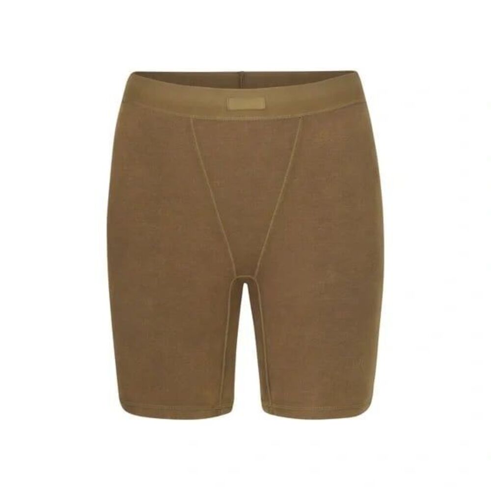 Skims Outdoor Seamed Bike Shorts Sepia Size Small - Picture 8 of 8